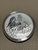 2026 A Ló Éve 1 uncia Ezüst Érme - Perth Mint Lunar Series III
