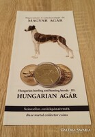 Magyar agár 2000ft névértékü Proof like színesfém emlékérme! UNC állapotban