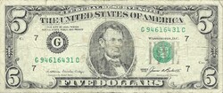 5 dollár 1985 "C" USA amerikai