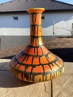 BÁRTFAY JUDIT retro kerámia váza 31 cm.