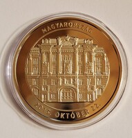 Liszt Ferenc Zeneakadémia  2013 október 22  aranyozott emlékérem kapszulában