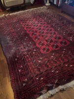 Kézi szövésű afgán gyapjűszönyeg 195x290 cm