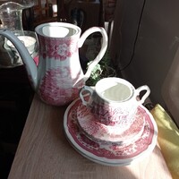 8 db angol porcelán