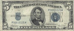 5 dollár 1934 "C" USA amerikai 2.