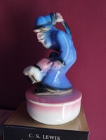 Lonkay Antal Gyerekverő Mikulás télapó bonbonier Art Deco