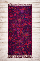 Eredeti Indiai Luxus Sál / Stóla – 100% Kasmír Gyapjú, Kézi Hímzéssel