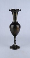 1Z370 Régi jelzett feketített indiai réz váza 29 cm