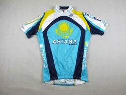 EREDETI ASTANA TREK UCI (M) RÖVID UJJÚ FÉRFI KERÉKPÁROS BICIKLIS LÉLEGZŐ SPORT FELSŐ
