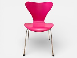 Arne Jacobsen - Series 7 szék, Fritz Hansen, 1994, pink, eredeti