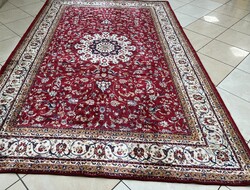 K6 LEÁRAZÁS Álomszép Pamut Selyem Tabríz Gépi Perzsa Szőnyeg 190X290CM