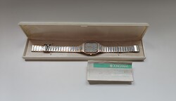 Junghans 41/4627 Vintage Quartz Karóra – Full Set Doboz + Papírok
