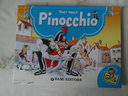 Tony Wolf: PINOCCHIO térbeli mesekönyv olasz nyelven