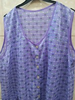 Otthonka   retró nylon ruha  két zsebbel ,nagy méretű  eladó