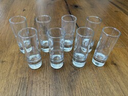 Üveg csőpohár, vodkás pohár eladó
