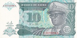 10   Makuta  1993  Zaire   A képen látható állapotban