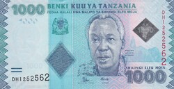 1.000 Schilling  Tanzánia A képen látható állapotban