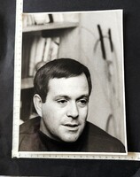 Cca. 1960 MÁRKUS LÁSZLÓ SZÍNMŰVÉSZ PRIVÁT LAKÁSÁBAN KÉSZÜLT KORABELI EZÜSTZSELATIN FOTÓ FÉNYKÉP