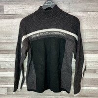 J&Ans Dolce&Gabbana fekete-szürke pulóver XL