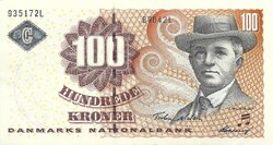 100 kroner korona 2004 Dánia Gyönyörű 2.