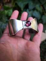 Gyönyörű turmalin köves ezüst karperec, karkötő