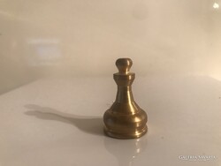 MINIATŰR - SAKK - 4 dkg - TÖMÖR - NEHÉZ - 3 x 2 cm - RETRO - OSZTRÁK - HIBÁTLAN