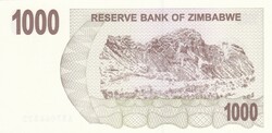 1000   Dollár    2006     Zimbabwe   A képen látható állapotban