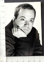 Cca. 1960 MÁRKUS LÁSZLÓ SZÍNMŰVÉSZ SZÍNÉSZ KIRÁLY KORABELI EZÜSTZSELATIN SZTÁR FOTÓ FÉNYKÉP