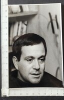 Cca. 1960 MÁRKUS LÁSZLÓ SZÍNMŰVÉSZ SZÍNÉSZ KIRÁLY KORABELI EZÜSTZSELATIN SZTÁR FOTÓ FÉNYKÉP