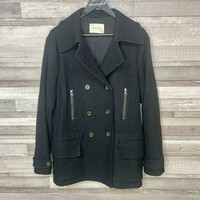 Marks&Spencer Indigo Collection fekete szövetkabát 42