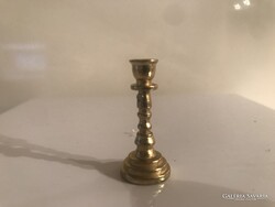 MINIATŰR - RÉZ - GYERTYATARTÓ - 4 dkg  - TÖMÖR - NEHÉZ - 3,5 x 1, 5cm -RETRO - OSZTRÁK - HIBÁTLAN