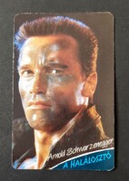 Arnold Schwarzenegger Terminátor film kártyanaptár 1988