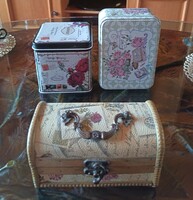 3 db  diszdoboz,14x8 cm,10x10 cm,14.5x 7 cm