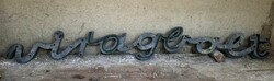 Retro VIRÁGBOLT cégér, tábla, neon reklám