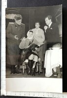 1958 PSOTA IRÉN + GYURKOVITS ZSUZSA + MÁRKUS LÁSZLÓ + ÚJLAKY LÁSZLÓ MADÁCH SZÍNHÁZ KORABELI FOTÓ