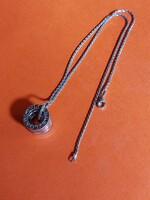 925-ös sterling ezüst bvulgari rugós medal 10x14mm 925-ös ezüst különleges fonasu láncon 45cm