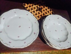 Régi Zsolnay porcelán tányérok(12db.egyben)