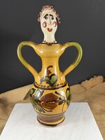 Gonda István ritkább figurális kancsó (25 cm)