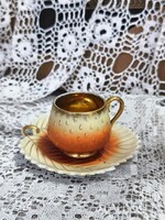 1890s Zsolnay Rare Strawberry Pattern Coffee-Mokka Cup