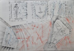 Ruzicskay Györgynek (1896 - 1993) tulajdonítva: Absztrakt kompozíció