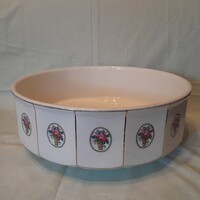 Ditmar Urbach -Gerda.Csehszlovák monumentális kerámia mosdó tál,dísztál.38 x 14 cm.