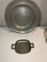 FIGYELEM! MUZEÁLIS DARABOK! Antik ón tálak az 1700-as évekből!