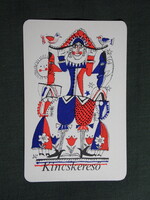 Kártyanaptár,Kincskereső irodalmi folyóirat újság gyerekeknek,grafikai rajzos,1985,  (2)