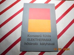 Korszerű fűtés Elekthermax hőtároló kályhával