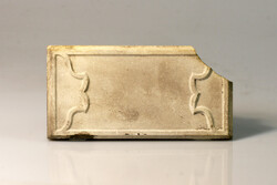 Zsolnay csempe, épületdísz 19. sz. máz nélküli