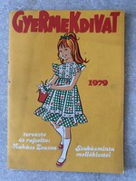 Gyermekdivat 1979 szabásminta melléklettel