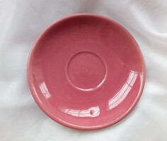 Régi rózsaszín Zsolnay ?  kis csészealátét tányér10.2cm