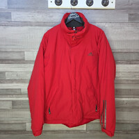Adidas piros férfi dzseki, M