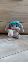 Horgolt amigurumi kalapos nyuszi