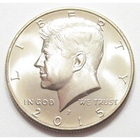 USA,half dollar 2015 P aUNC+ nikkel