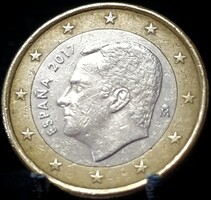 Spanyolország 1 euró, 2017 C01C2